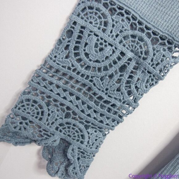 NEW Free People Little Love Thermal Mini Dress , M - Picture 5 of 16